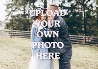 Tap to view Create Your Own Photo Upload Landscape Anniversary Card