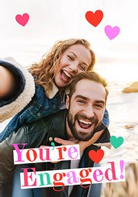 Tap to view You're Engaged Full Photo Upload Card