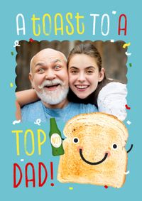 Tap to view A Toast To Dad Father's Day Photo Card