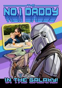 Tap to view The Mandalorian No. 1 Daddy Father's Day Photo Card