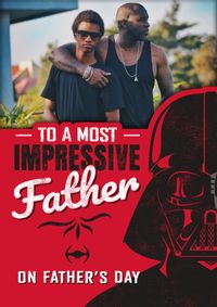 Tap to view Star Wars Most Impressive Father's Day Photo Card